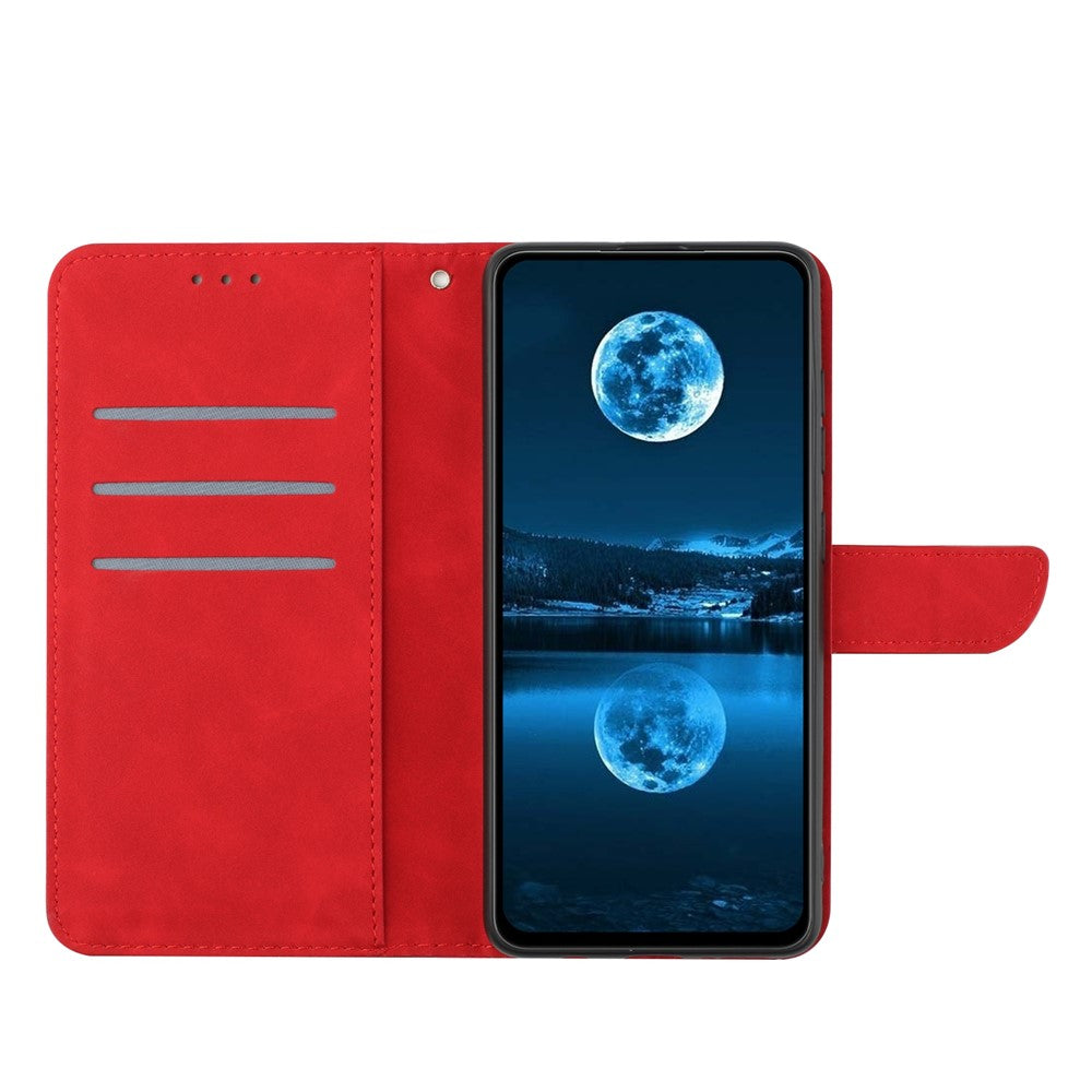 HT05 For iPhone 14 Pro Max Skin-touch Phone Flip Case Magnetic Clasp PU Leather Cover Wallet Shell