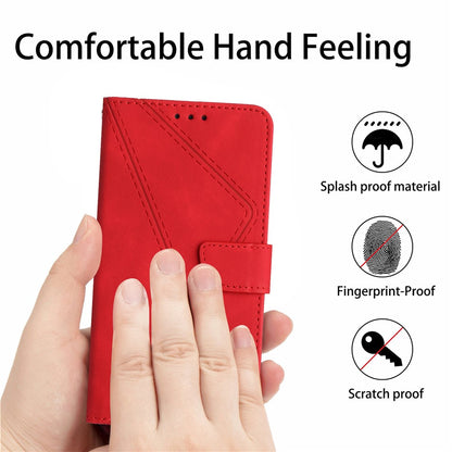 HT05 For iPhone 14 Pro Max Skin-touch Phone Flip Case Magnetic Clasp PU Leather Cover Wallet Shell