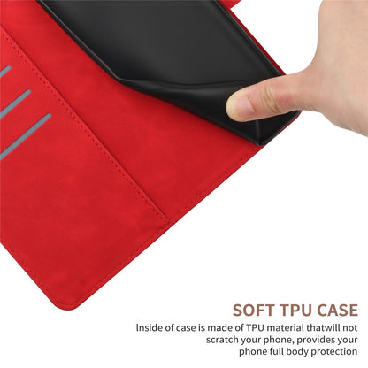 HT05 For iPhone 14 Pro Max Skin-touch Phone Flip Case Magnetic Clasp PU Leather Cover Wallet Shell