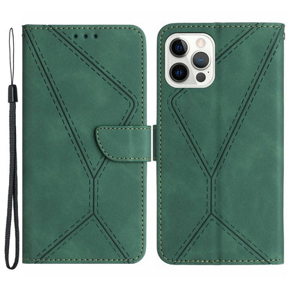 HT05 For iPhone 14 Pro Max Skin-touch Phone Flip Case Magnetic Clasp PU Leather Cover Wallet Shell