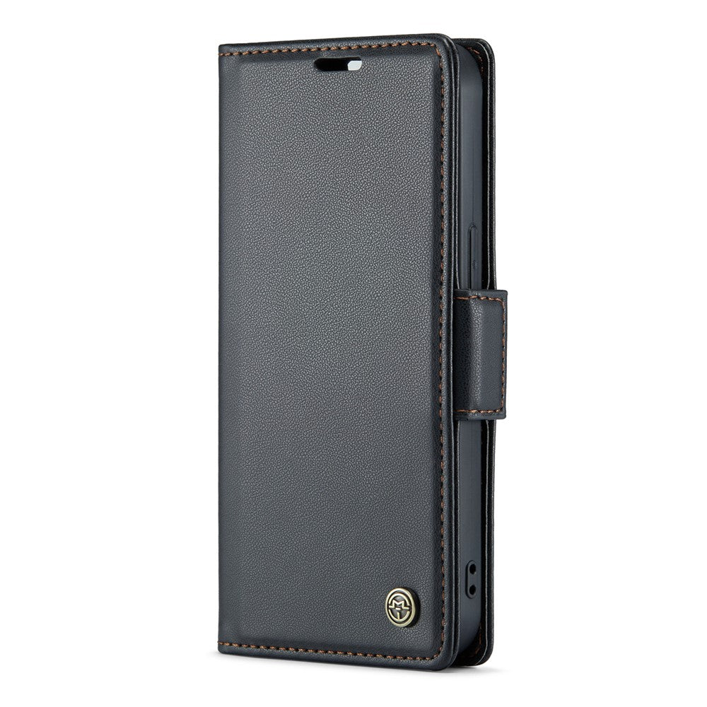 For iPhone 14 Leather Case CASEME 023 RFID Blocking 3 Card Slot Mobile Cover