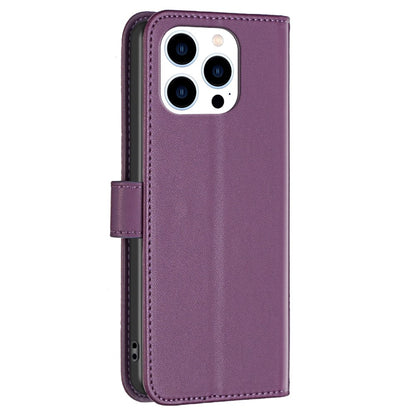 BINFEN COLOR BF17 For iPhone 14 Pro Max PU Leather Flip Wallet Case Folding Stand Phone Cover