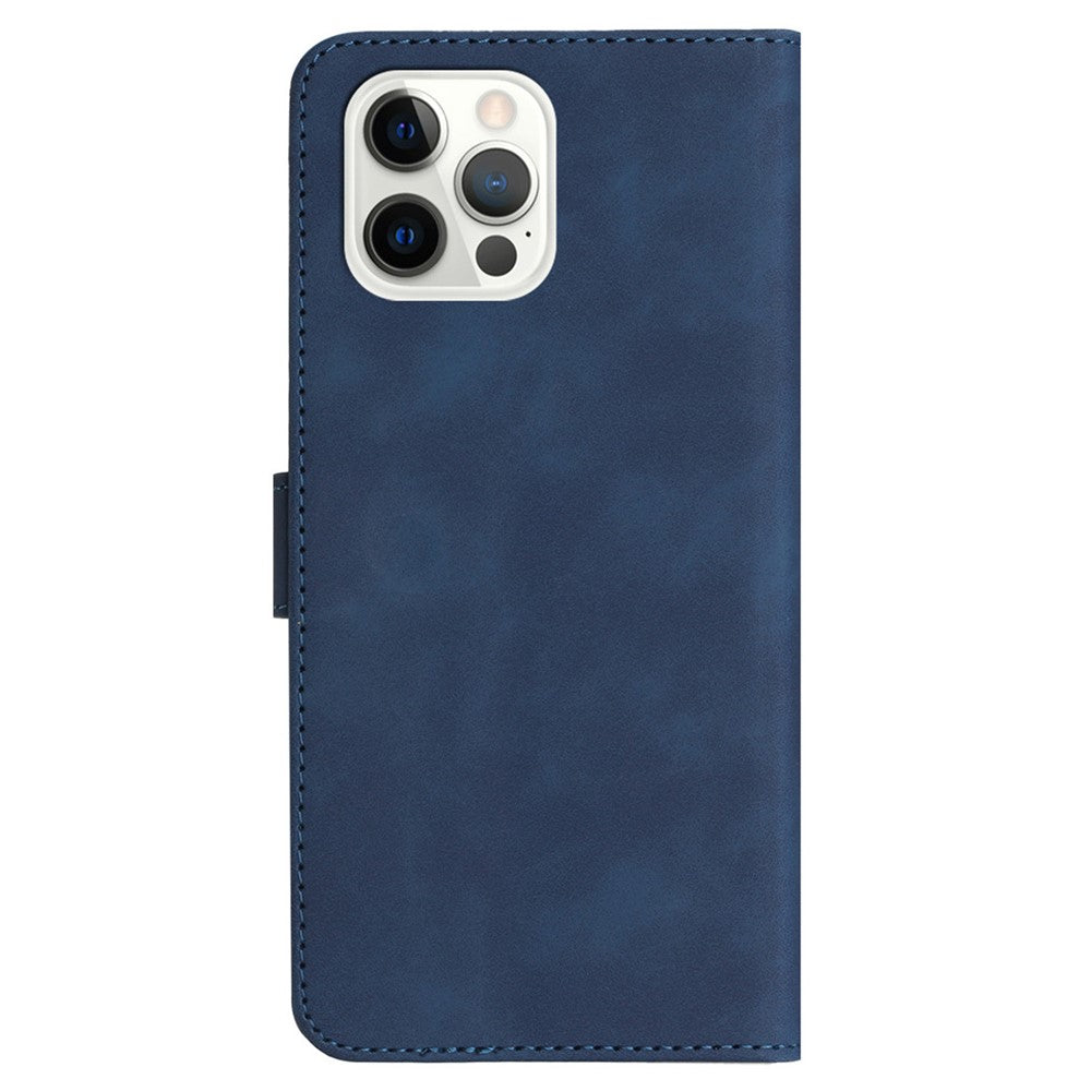 YX003 For iPhone 14 Pro Max PU Leather Wallet Phone Case Folding Stand Imprinted Cover