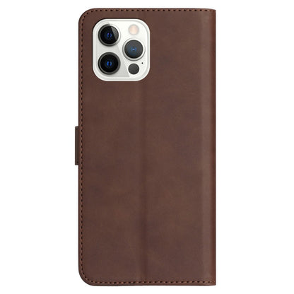 YX003 For iPhone 14 Pro Max Anti-drop Phone Case PU Leather Wallet Stand Imprinted Cover