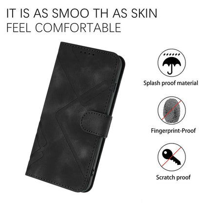 YX0040 For iPhone 14 Pro Max Leather Wallet Phone Case Imprinted Stand Protective Cover
