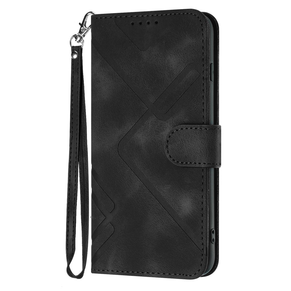 YX0040 For iPhone 14 Pro Max Leather Wallet Phone Case Imprinted Stand Protective Cover