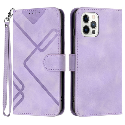 YX0040 For iPhone 14 Pro Max Leather Wallet Phone Case Imprinted Stand Protective Cover