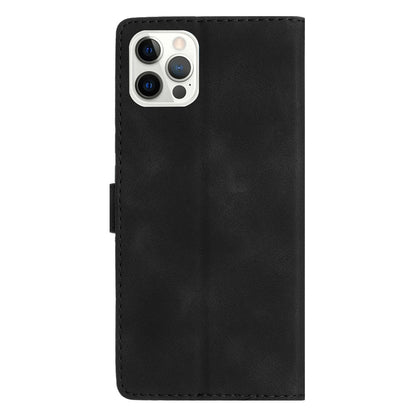 For iPhone 14 Pro Max Flower Imprint Phone Cover PU Leather Wallet Stand Case