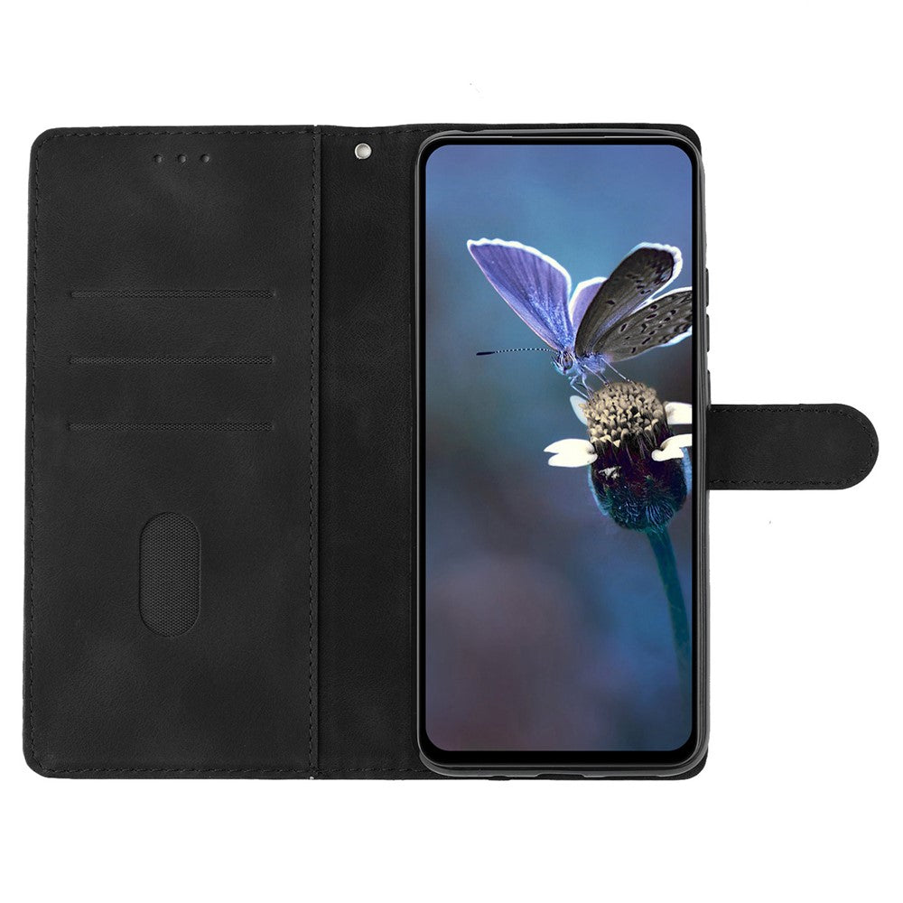 For iPhone 14 Pro Max Flower Imprint Phone Cover PU Leather Wallet Stand Case