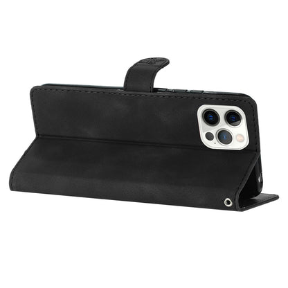 For iPhone 14 Pro Max Flower Imprint Phone Cover PU Leather Wallet Stand Case