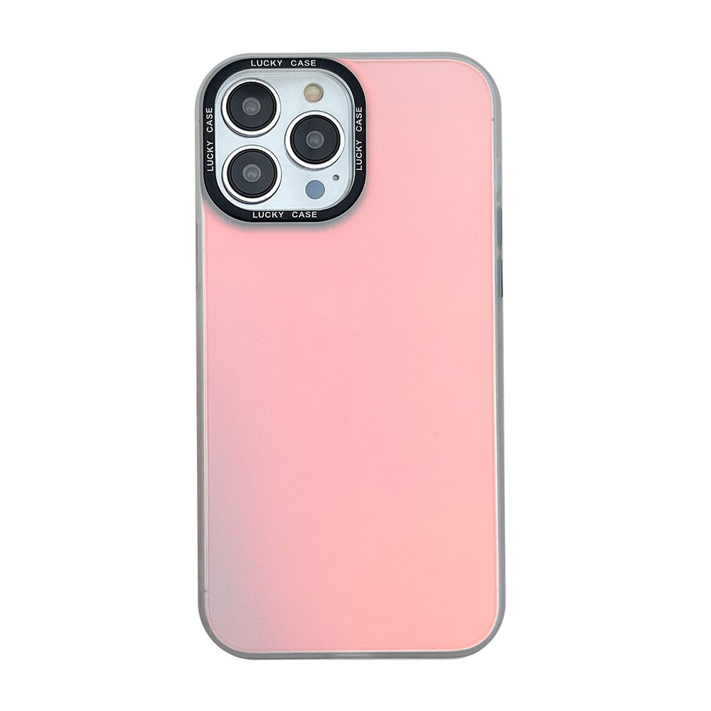 For iPhone 14 Pro Max Laser Discoloration Design Mobile Phone Case Hard PC Flexible TPU Phone Cover Shell