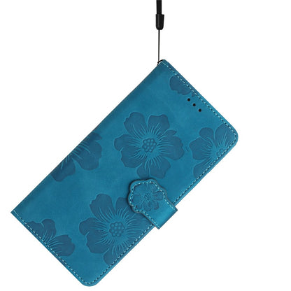 For iPhone 14 Pro Max Flowers Pattern Phone Case PU Leather Flip Stand Wallet Cover