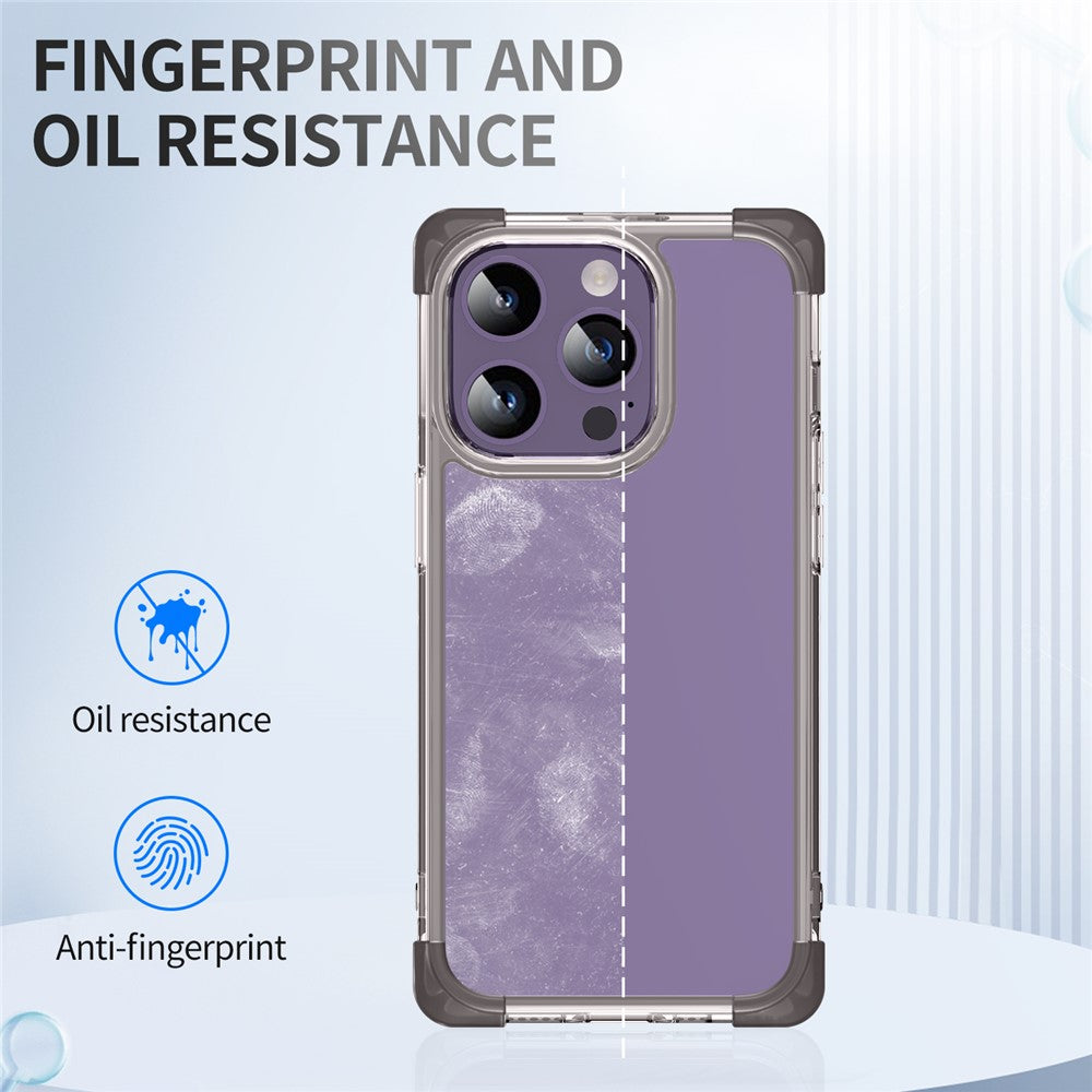 TPU+Acrylic Protective Case for iPhone 14 Pro Max Four Corner Matte Phone Shell Anti-Scratch Phone Cover
