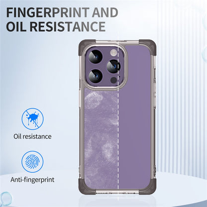 TPU+Acrylic Protective Case for iPhone 14 Pro Max Four Corner Matte Phone Shell Anti-Scratch Phone Cover