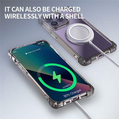 TPU+Acrylic Protective Case for iPhone 14 Pro Max Four Corner Matte Phone Shell Anti-Scratch Phone Cover