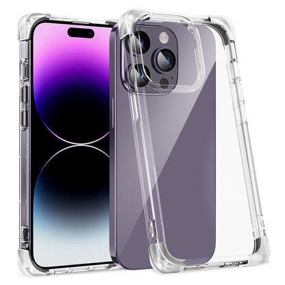 TPU+Acrylic Protective Case for iPhone 14 Pro Max Four Corner Matte Phone Shell Anti-Scratch Phone Cover