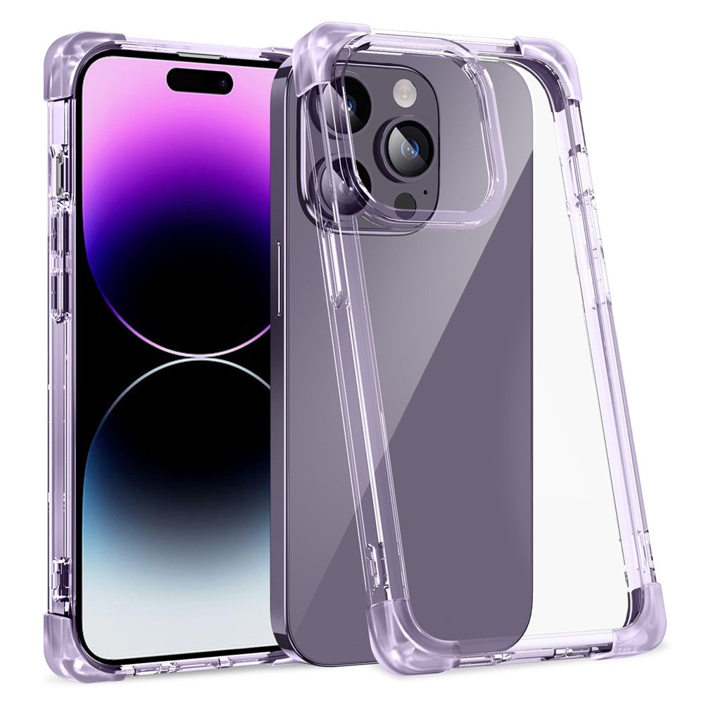 TPU+Acrylic Protective Case for iPhone 14 Pro Max Four Corner Matte Phone Shell Anti-Scratch Phone Cover