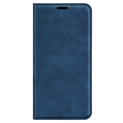 For iPhone 15 Pro Max PU Leather Wallet Flip Case Anti-scratch Skin-touch Stand Cover
