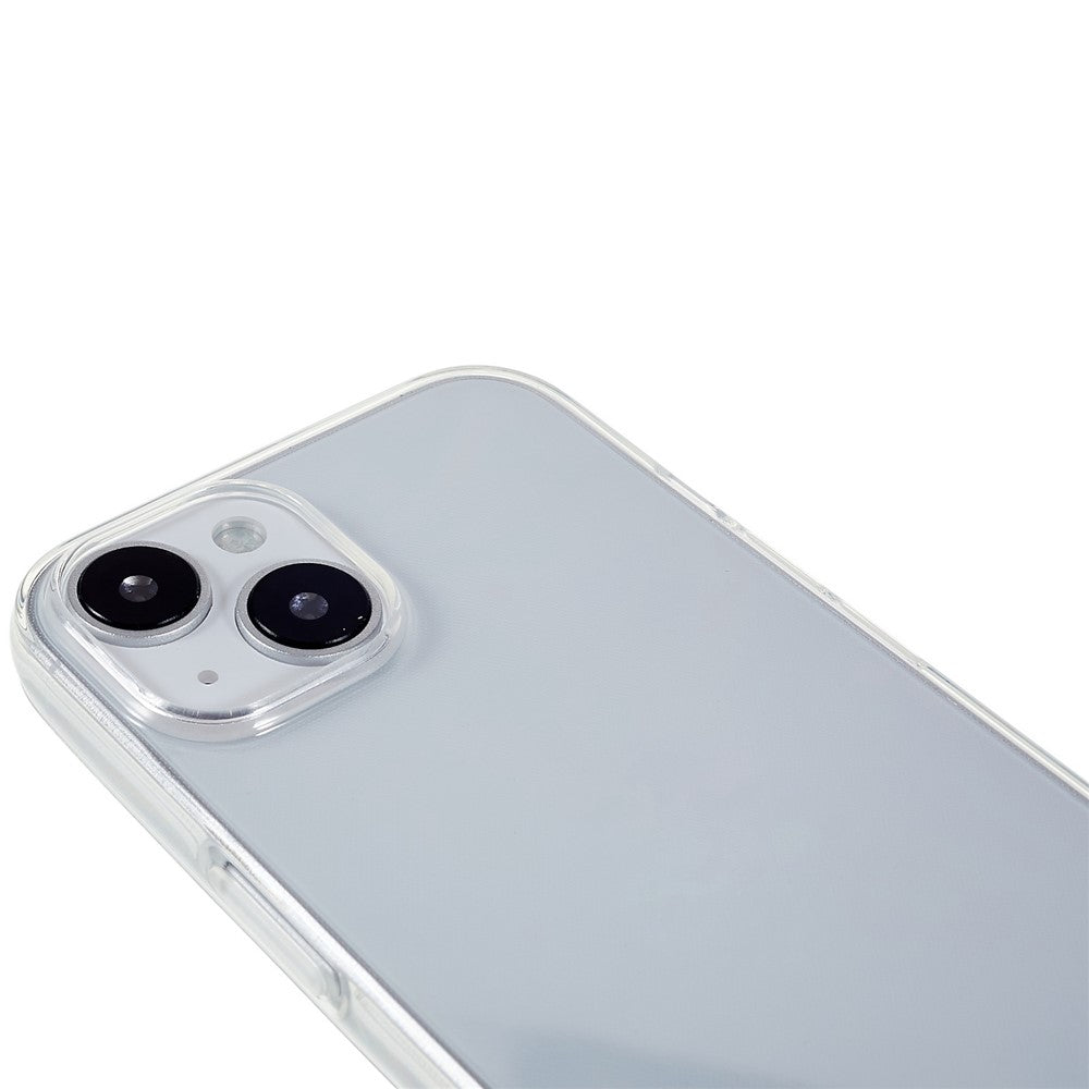For iPhone 15 Plus Slim-Fit TPU Cell Phone Cover Dustproof Clear Phone Case Anti-Scratch Protector