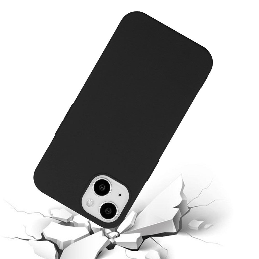 For iPhone 15 Plus Phone Shell TPU Phone Back Cover Matte Slim-Fit Soft Smartphone Case
