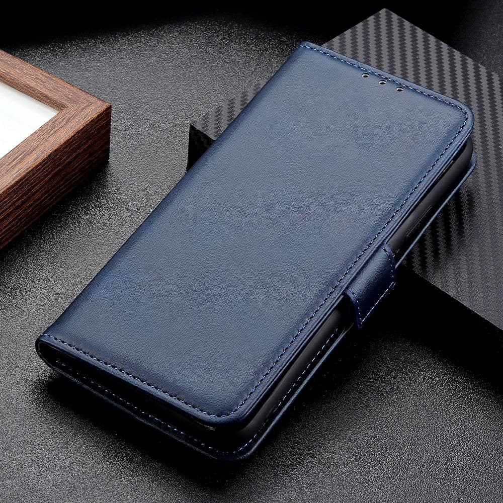 For iPhone 15 Plus Anti-Dust Stand Phone Case Cowhide Texture PU Leather Wallet Cover