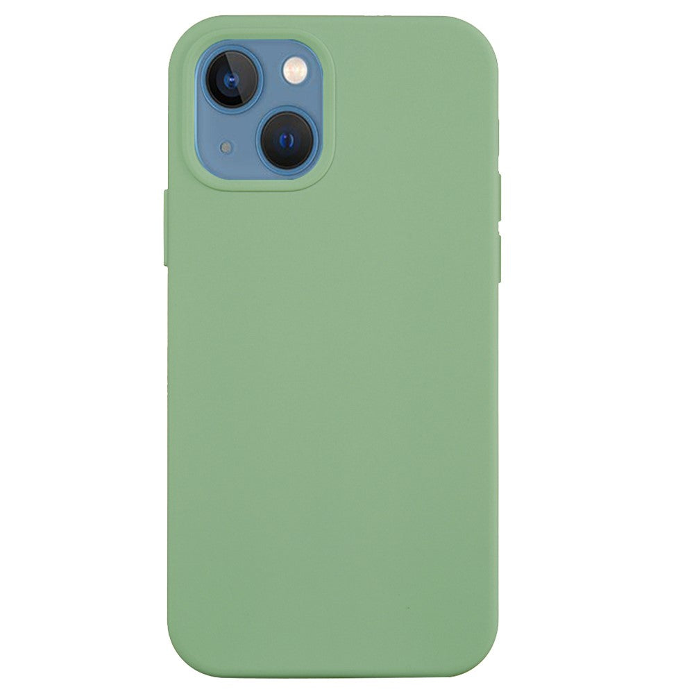 For iPhone 15 Plus Liquid Silicone Anti-drop Phone Case Soft Lining Back Cover