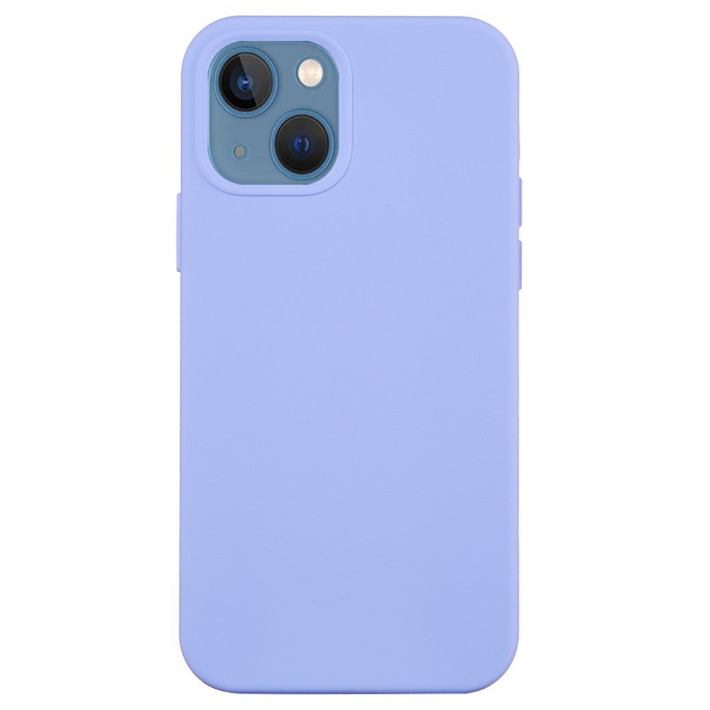 For iPhone 15 Plus Liquid Silicone Anti-drop Phone Case Soft Lining Back Cover