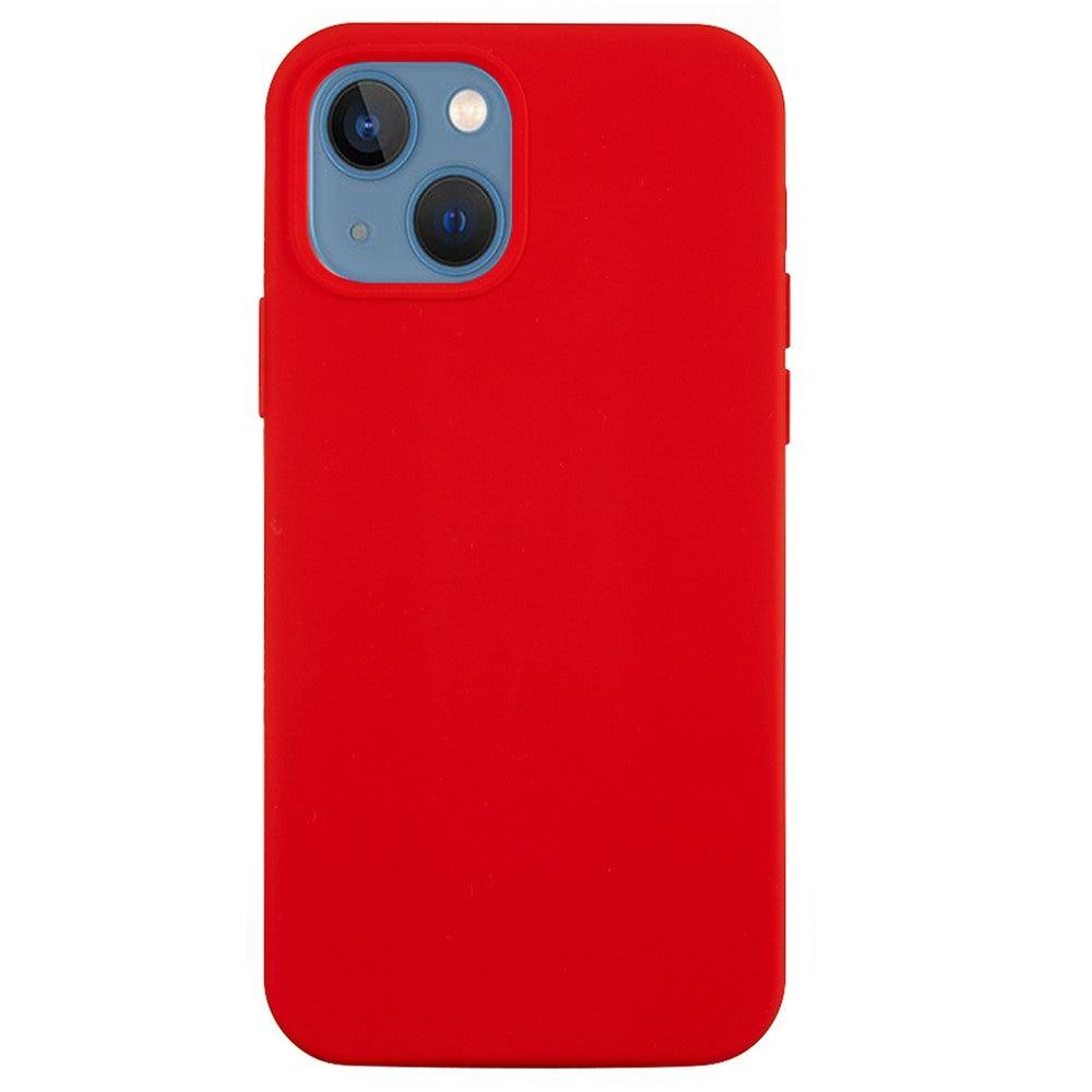 For iPhone 15 Plus Liquid Silicone Anti-drop Phone Case Soft Lining Back Cover