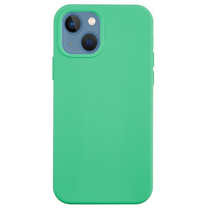 For iPhone 15 Plus Liquid Silicone Anti-drop Phone Case Soft Lining Back Cover