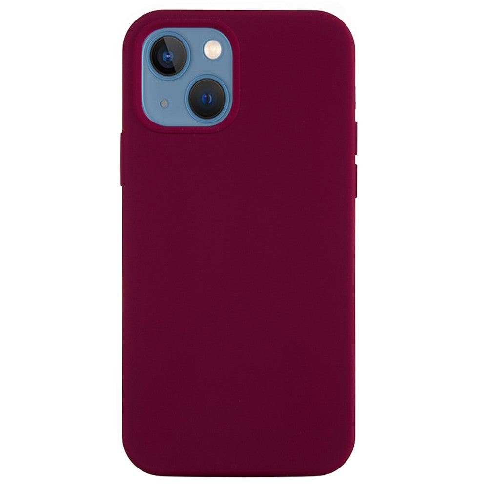 For iPhone 15 Plus Liquid Silicone Anti-drop Phone Case Soft Lining Back Cover