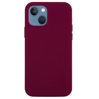 For iPhone 15 Plus Liquid Silicone Anti-drop Phone Case Soft Lining Back Cover