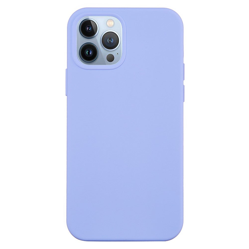 For iPhone 15 Pro Liquid Silicone Phone Case Soft Lining Anti-scratch Back Cover