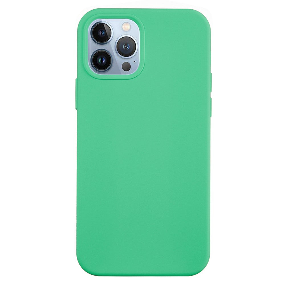 For iPhone 15 Pro Liquid Silicone Phone Case Soft Lining Anti-scratch Back Cover