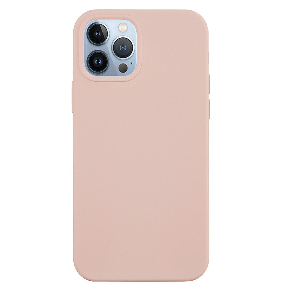 For iPhone 15 Pro Liquid Silicone Phone Case Soft Lining Anti-scratch Back Cover