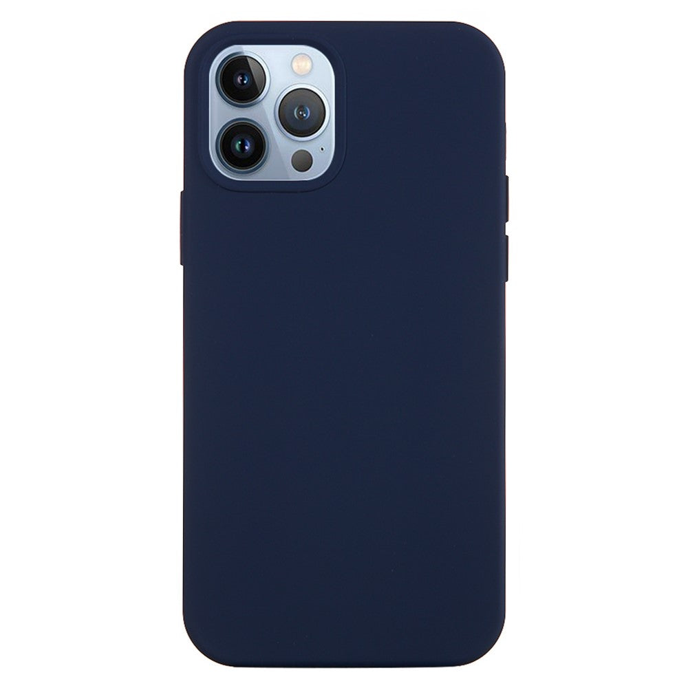 For iPhone 15 Pro Liquid Silicone Phone Case Soft Lining Anti-scratch Back Cover