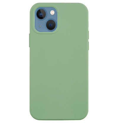 For iPhone 15 Flexible Liquid Silicone Phone Case Soft Lining Anti-drop Cover