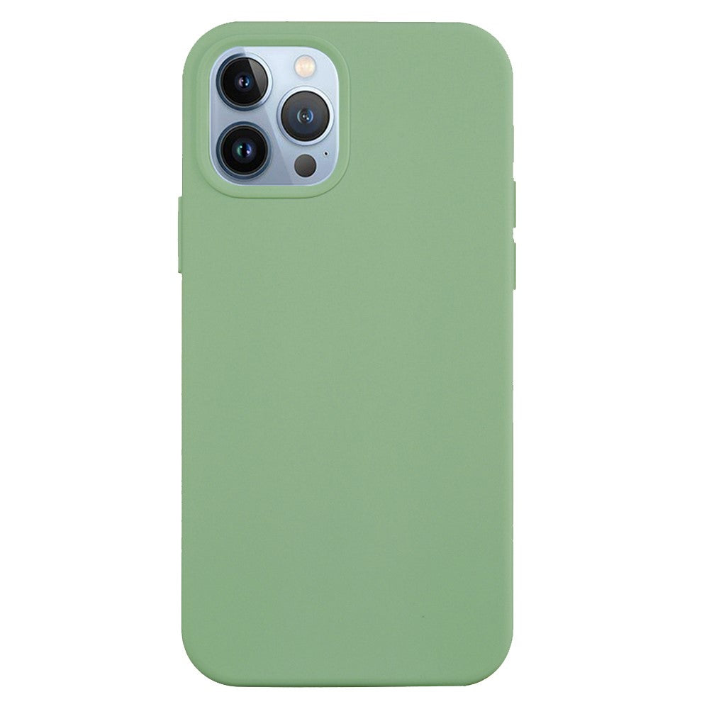For iPhone 15 Pro Max Liquid Silicone Soft Lining Back Cover Anti-drop Phone Case