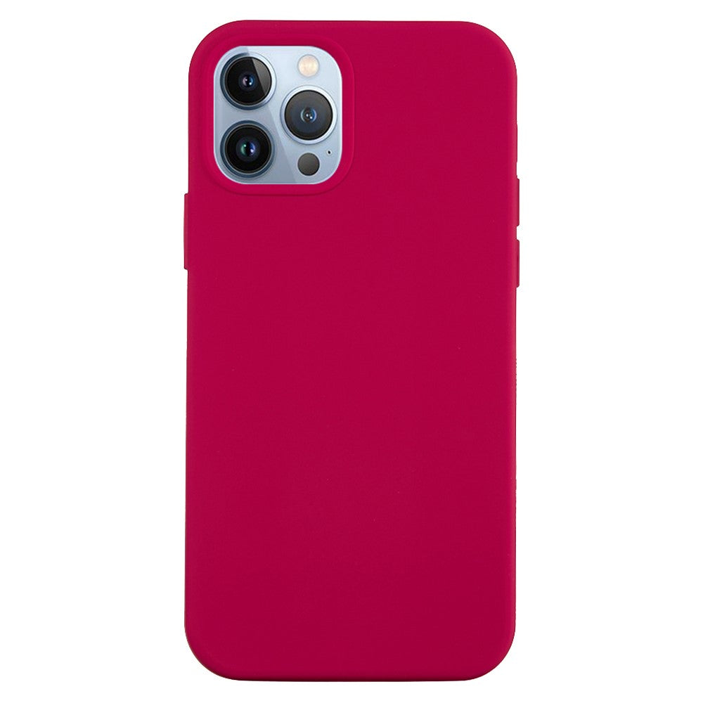 For iPhone 15 Pro Max Liquid Silicone Soft Lining Back Cover Anti-drop Phone Case
