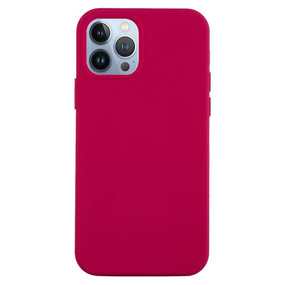For iPhone 15 Pro Max Liquid Silicone Soft Lining Back Cover Anti-drop Phone Case