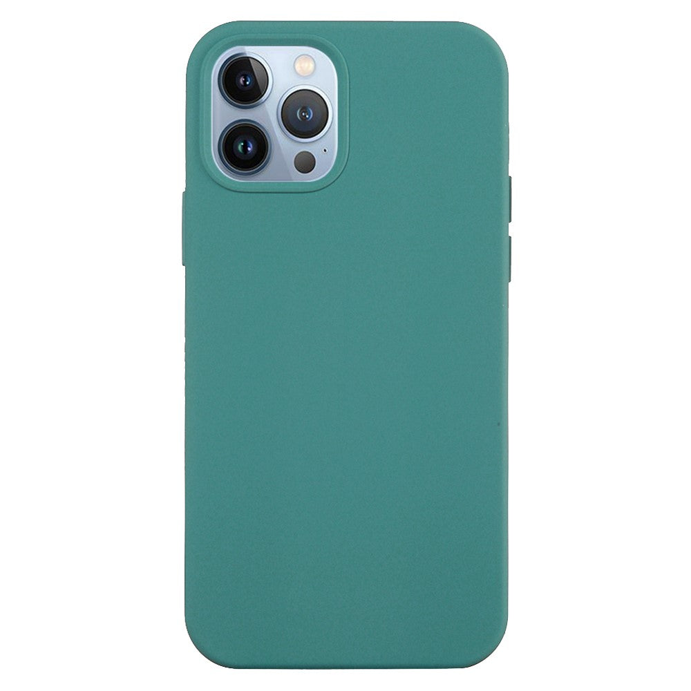 For iPhone 15 Pro Max Liquid Silicone Soft Lining Back Cover Anti-drop Phone Case