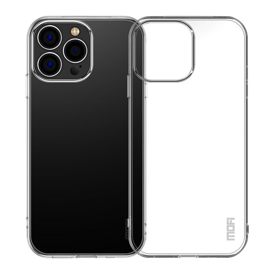 MOFI Transparent Phone Cover for iPhone 15 Pro Max , Anti-scratch Protective TPU Phone Case