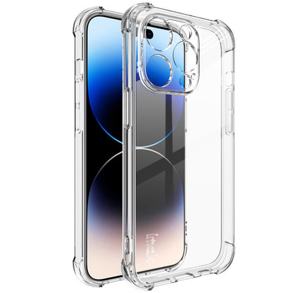 IMAK For iPhone 15 Pro Anti-scratch Super Clear Back Cover Soft TPU Phone Case