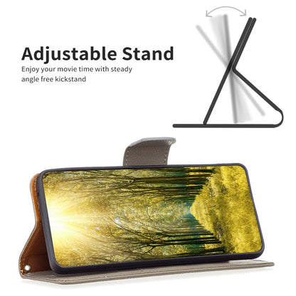 For iPhone 15 Plus Wallet Case with Wrist Strap Litchi Texture Leather Phone Stand Cover
