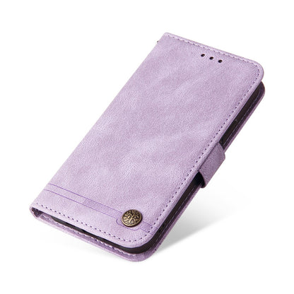 For iPhone 15 Plus Leather Wallet Cases Skin Touch Phone Cover Stand with Strap