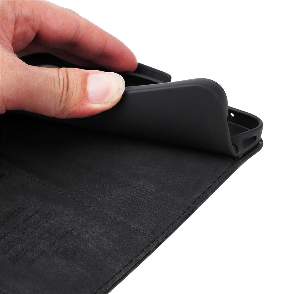 BETOPNICE 001 For iPhone 15 Plus Shockproof PU Leather Stand Cover Multifunction Wallet Cell Phone Case
