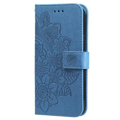For iPhone 15 Plus Case Floral Pattern PU Leather Wallet Stand Phone Cover