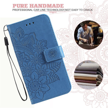 For iPhone 15 Plus Case Floral Pattern PU Leather Wallet Stand Phone Cover