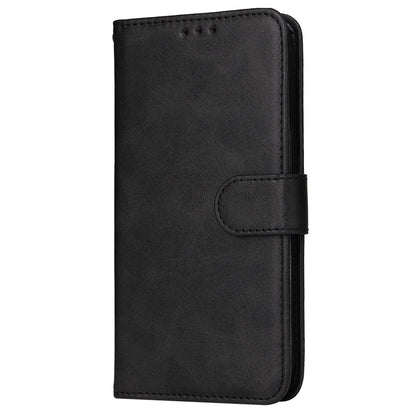 For iPhone 15 Pro Max Shockproof  Calf Texture Flip Shell PU Leather Wallet Phone Case Stand Cover