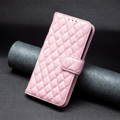 BINFEN COLOR BF Style-14 for iPhone 15 Anti-Scratch Cell Phone Shell Imprinted Stand Leather Wallet Smartphone Cover