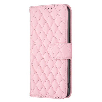 BINFEN COLOR BF Style-14 for iPhone 15 Anti-Scratch Cell Phone Shell Imprinted Stand Leather Wallet Smartphone Cover